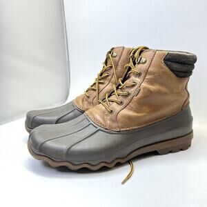 Sperry Top Sider Avenue Duck Boots Tan Brown Men's Size 12 STS12126